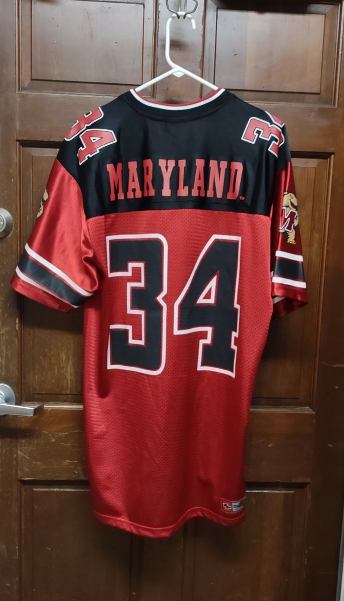 Team Pride Sportswear Maryland Terrapins #34 Red Jersey Men's Size