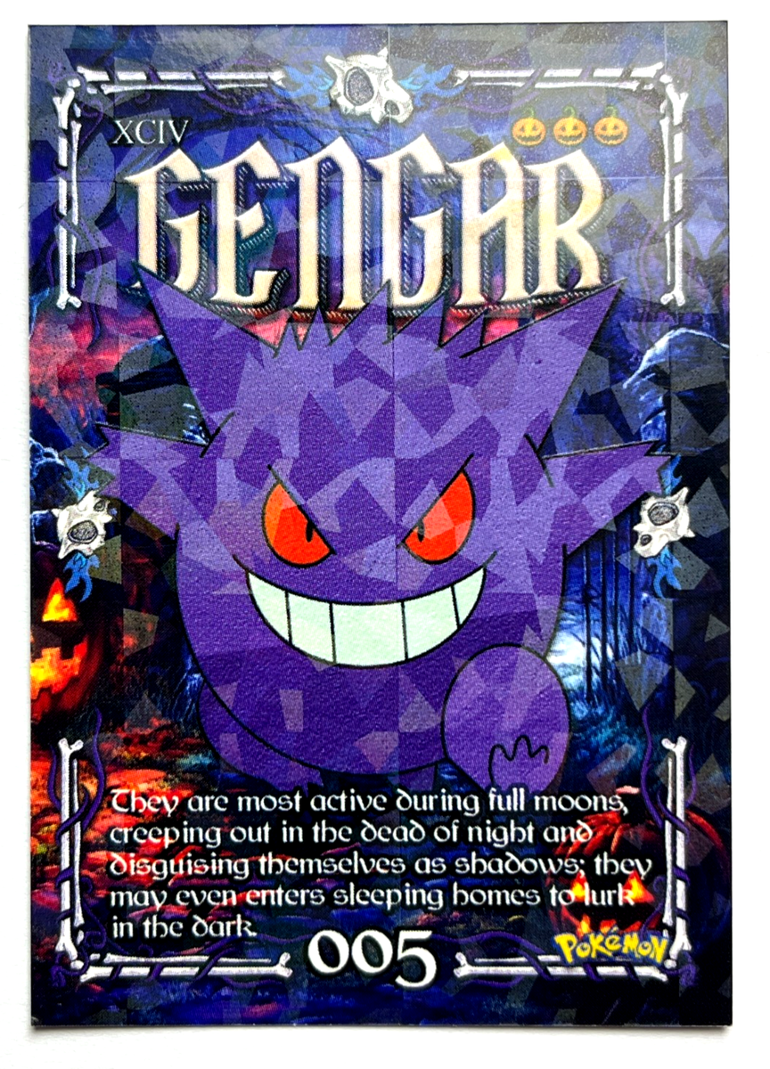 2025 POKEMON HALLOWEEN TRICK OR TREAT Prisma Card #005 GENGAR Peru