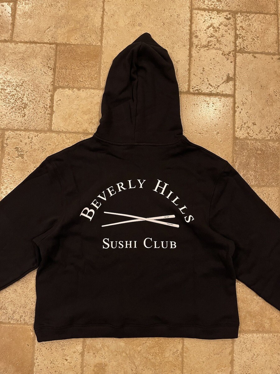 Beverly Hills Sushi Club Matsuhisa Stampd Black Crop Hoodie | eBay