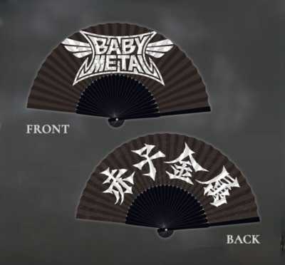 BABYMETAL 赤子金属 Baby Metal folding fan Sensu 2023 summer sonic