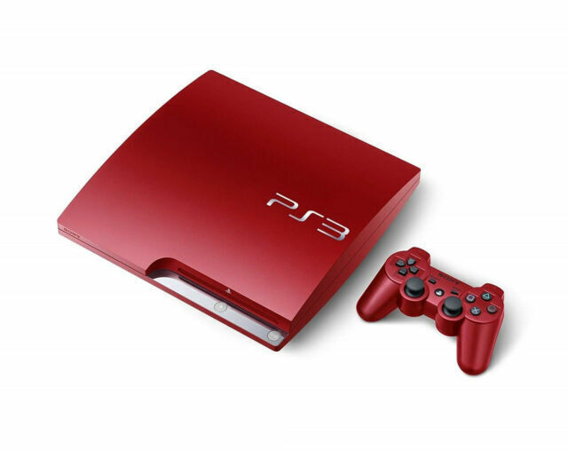 Sony PlayStation 3 Slim 320GB Scarlet Console - Red for sale