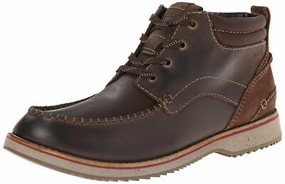 Men's Clarks 1825 Collection Mahale Mid Lace Up Moc Toe Boot Brown