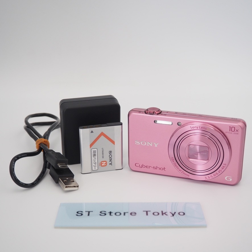 Mint] Sony Cyber-shot DSC-WX220 18.2 MP Digital Camera Pink Wi-Fi