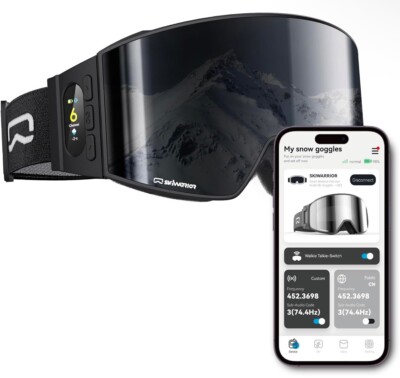 G01 Bluetooth Smart Ski Goggles with Walkie-Talkie-Snowboarding