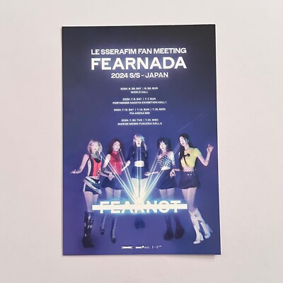LE SSERAFIM] 2024 S/S FEARNADA in JAPAN Limited Photocard Kanagawa
