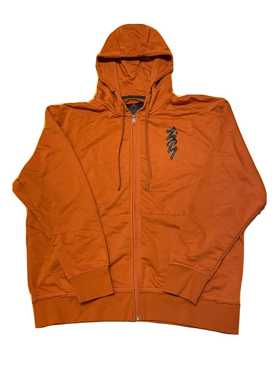 Nike Air Jordan Zion Williamson Hoodie Jacket Orange DJ5869-246