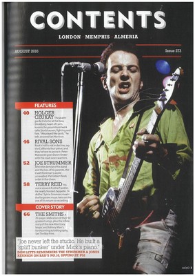 MOJO THE SMITHS 273 AUGUST 2016 モリッシー