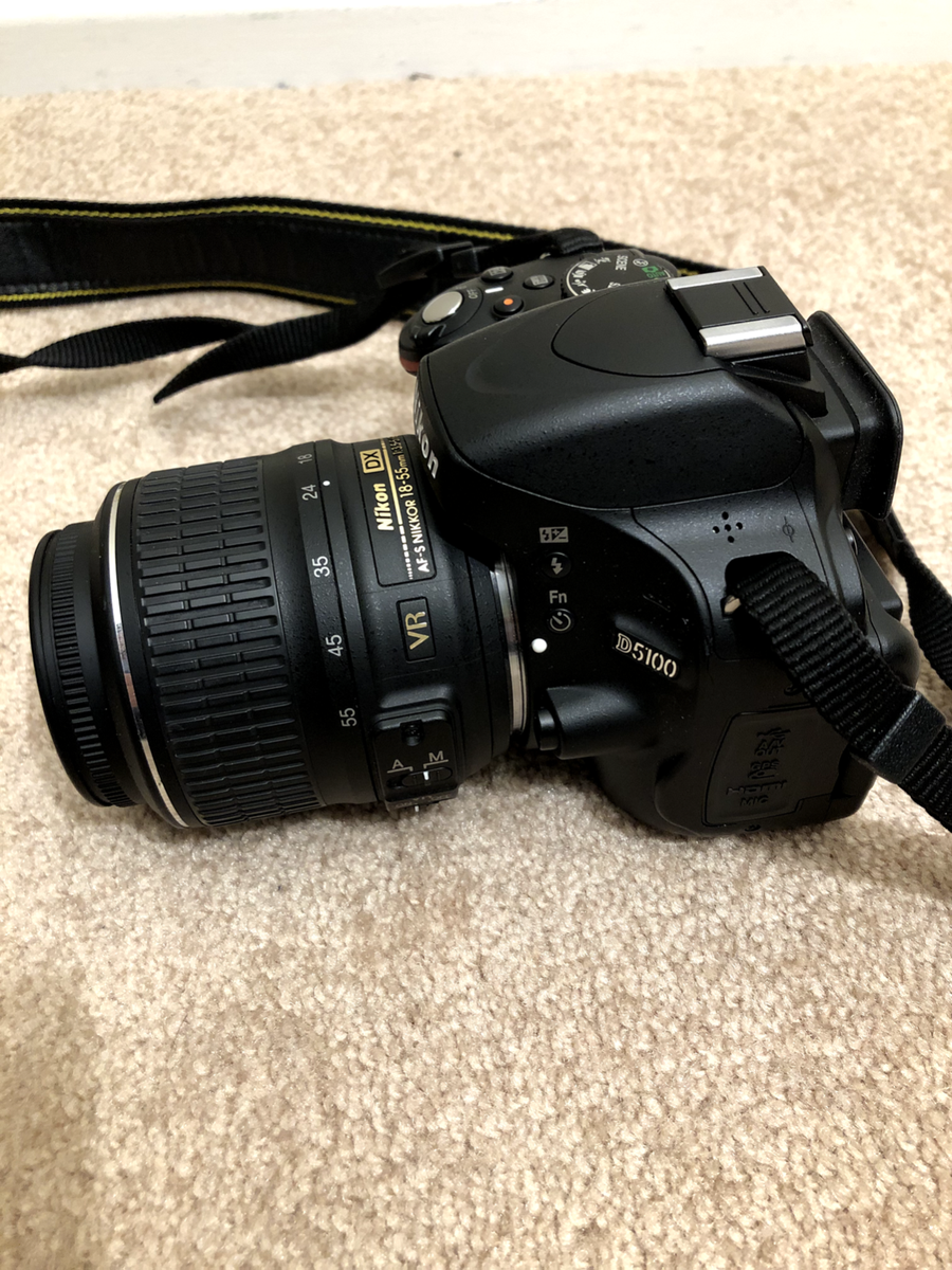 Nikon D5100 DSLR Camera With 18-55mm and 55-300mm Lenses And
