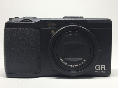 RICOH GR DIGITAL IV 10.4MP Digital Camera Black Body Japanese Only