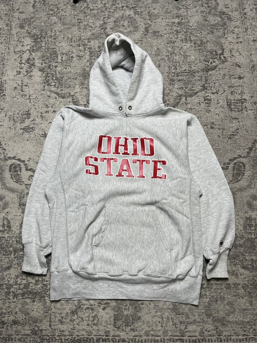 Vintage 80s Champion Reverse Weave Hoodie Ohio State USA XL