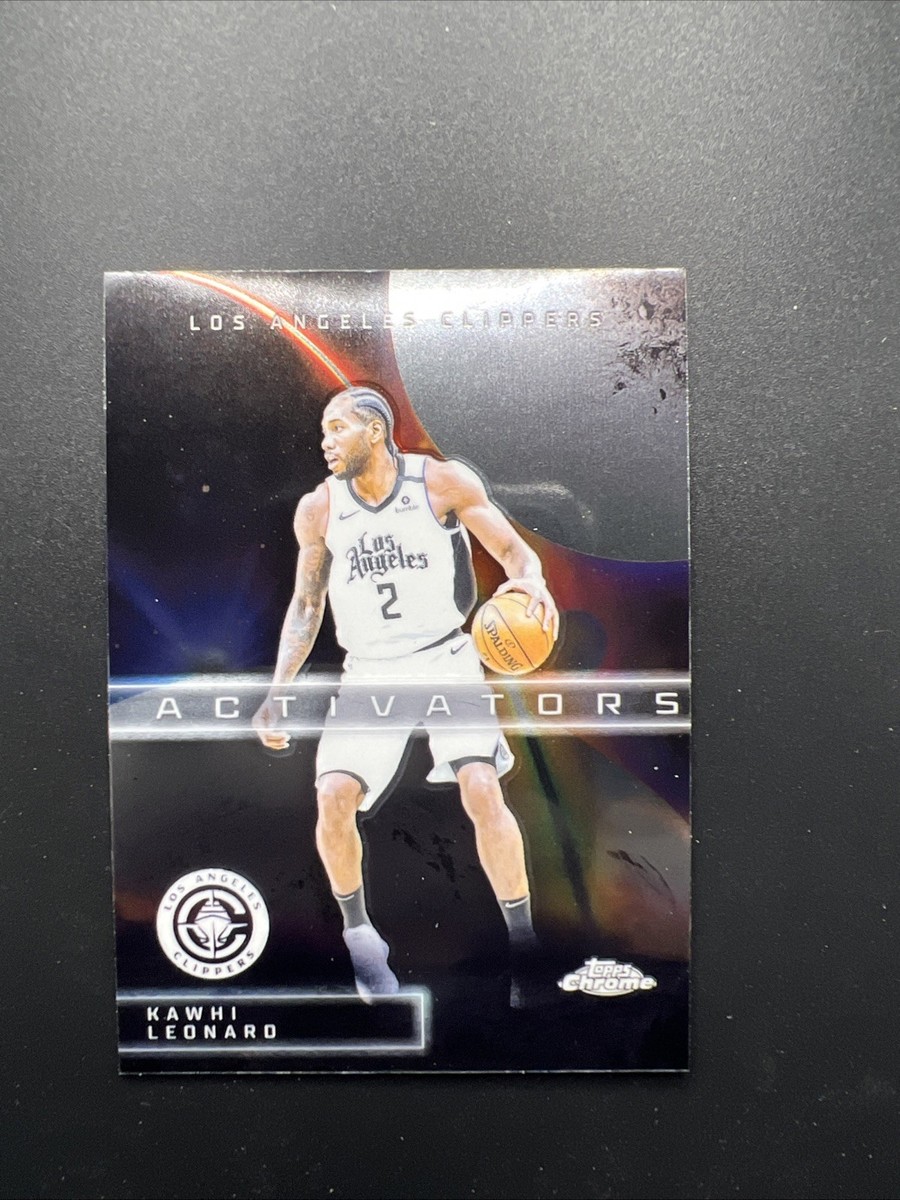 2025/26 Topps Chrome Kawhi Leonard Activators Refractor Clippers