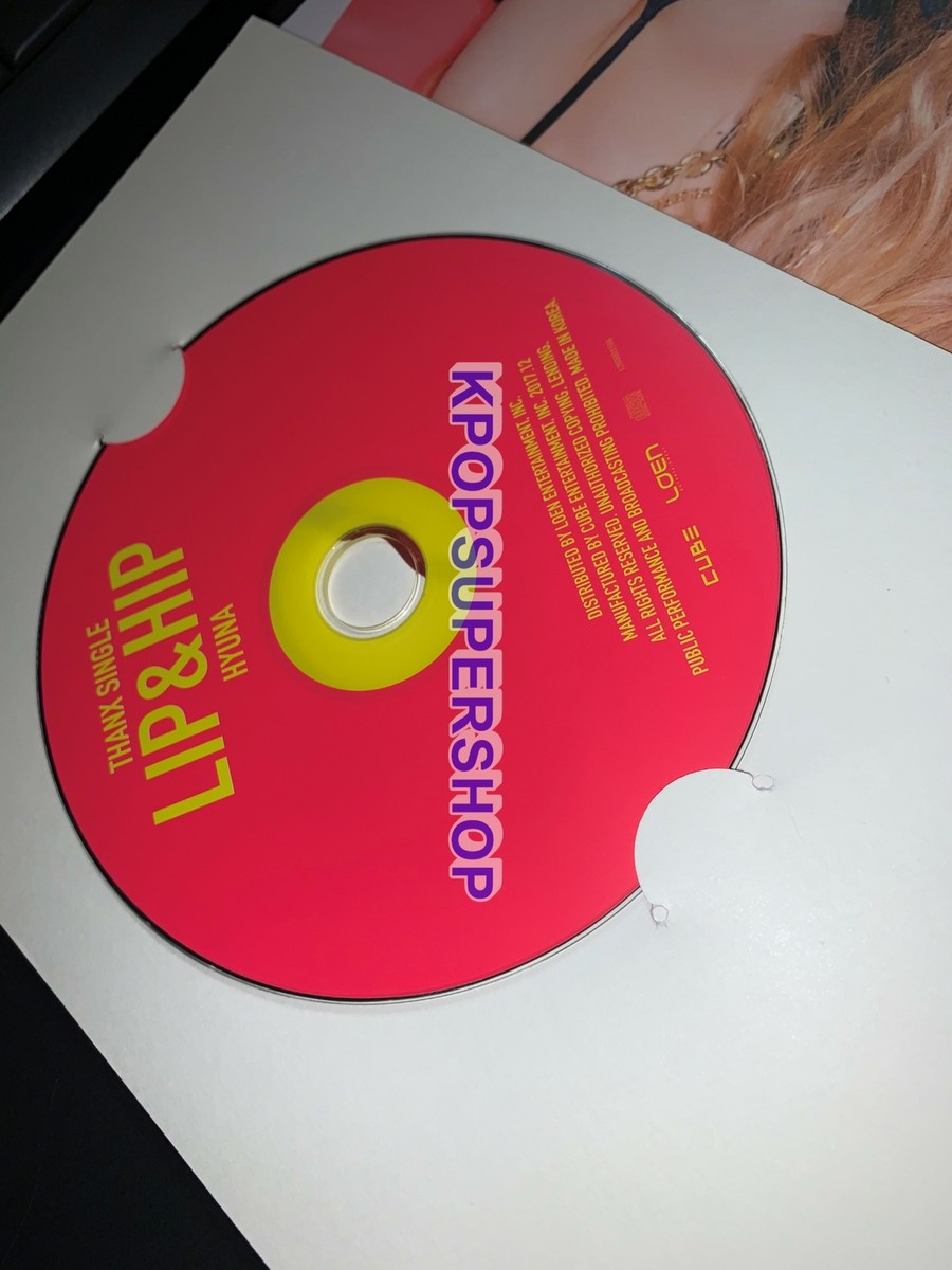 Hyuna Thanx Single Lip & Hip Limited Edition CD Great Condition