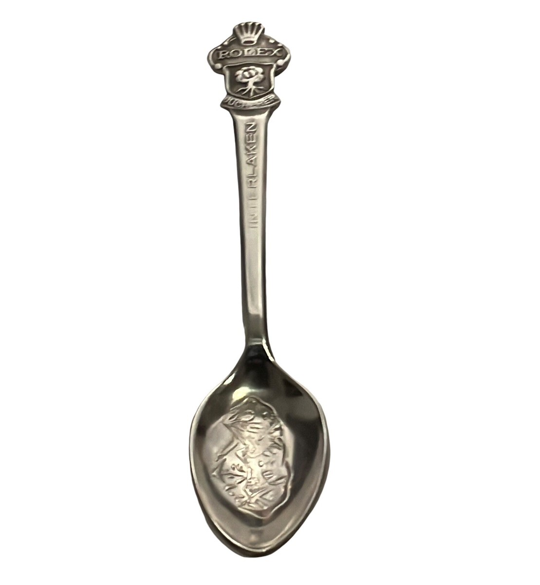 ROLEX SPOON BUCHERER OF SWITZERLAND INTERLAKEN SILVER PLATE