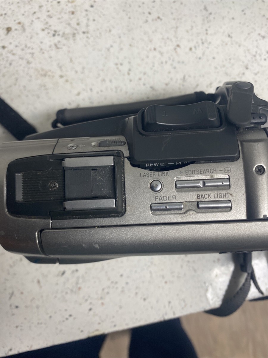 Sony Handycam Vision Mini DV DCR-TRV7 Camcorder Untested - Silver