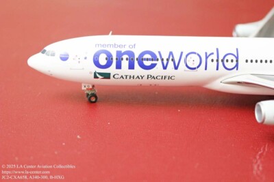 JC Wing Cathay Pacific Airbus A340-300 One World Color Diecast