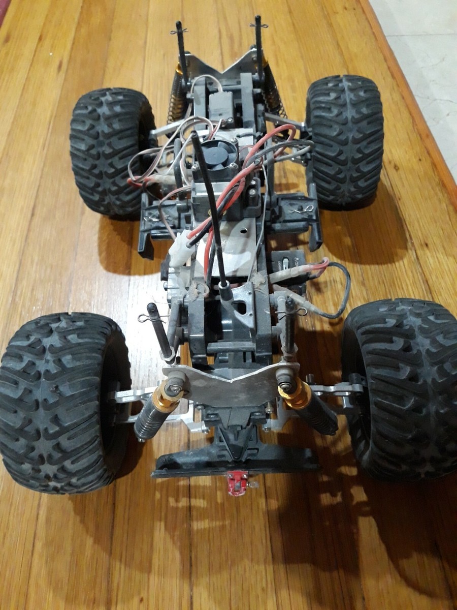 Tamiya Wild Dagger Rc Truck With Blackfoot Body | eBay