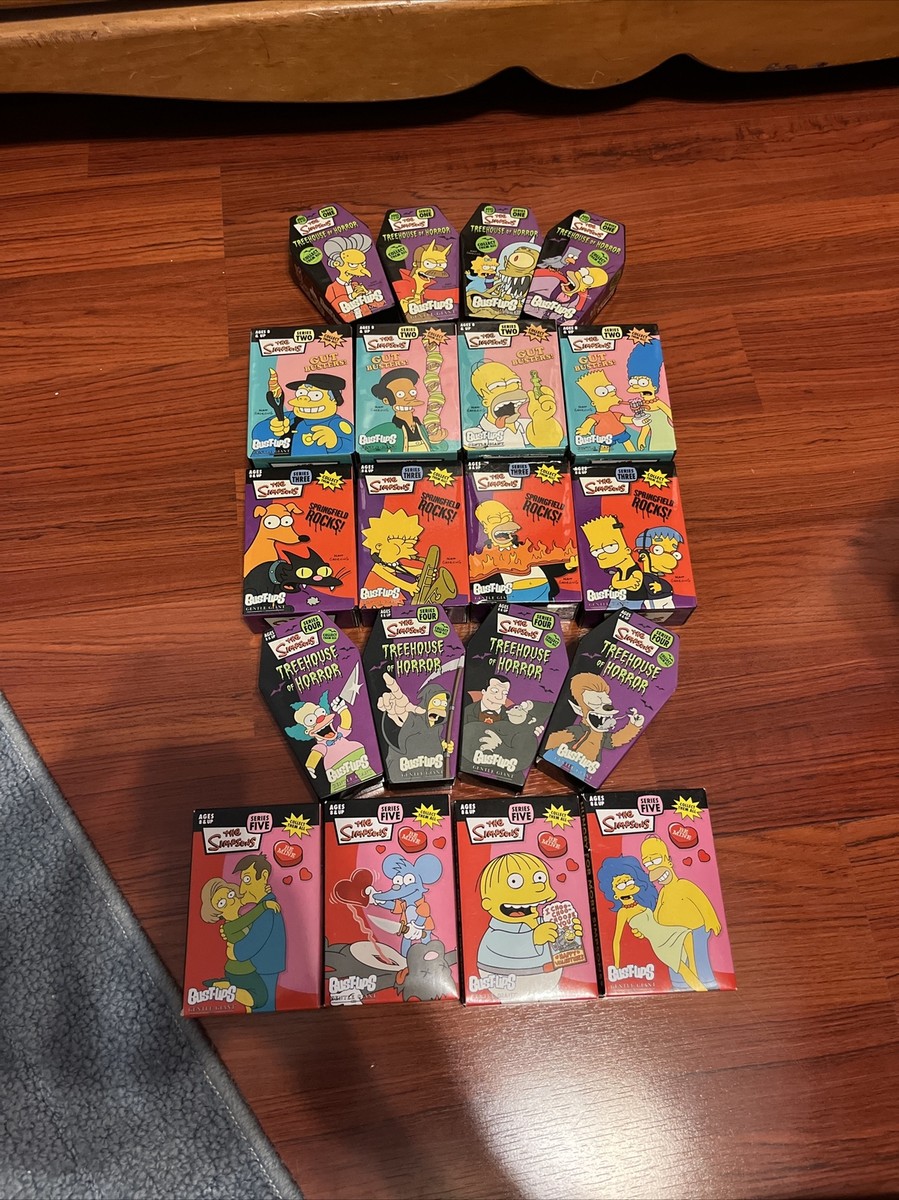 The Simpsons Bust-Ups Complete Collection Set Of 20 SEALED (Series
