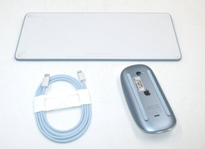 Apple Magic Keyboard A2450 & Magic Mouse 2 A1657 Pack Set Blue
