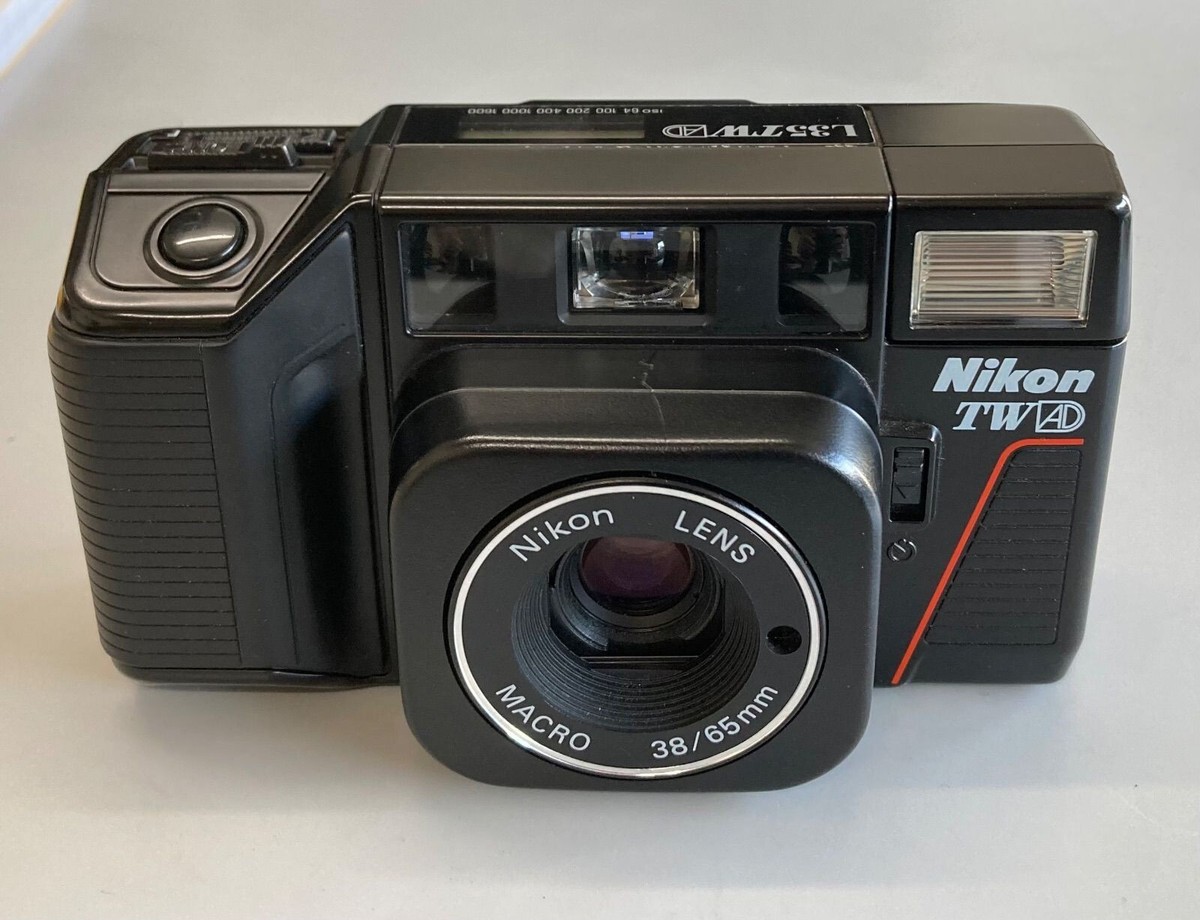 Nikon L35 AF Pikaichi 35mm Point & Shoot Film Camera good 1985