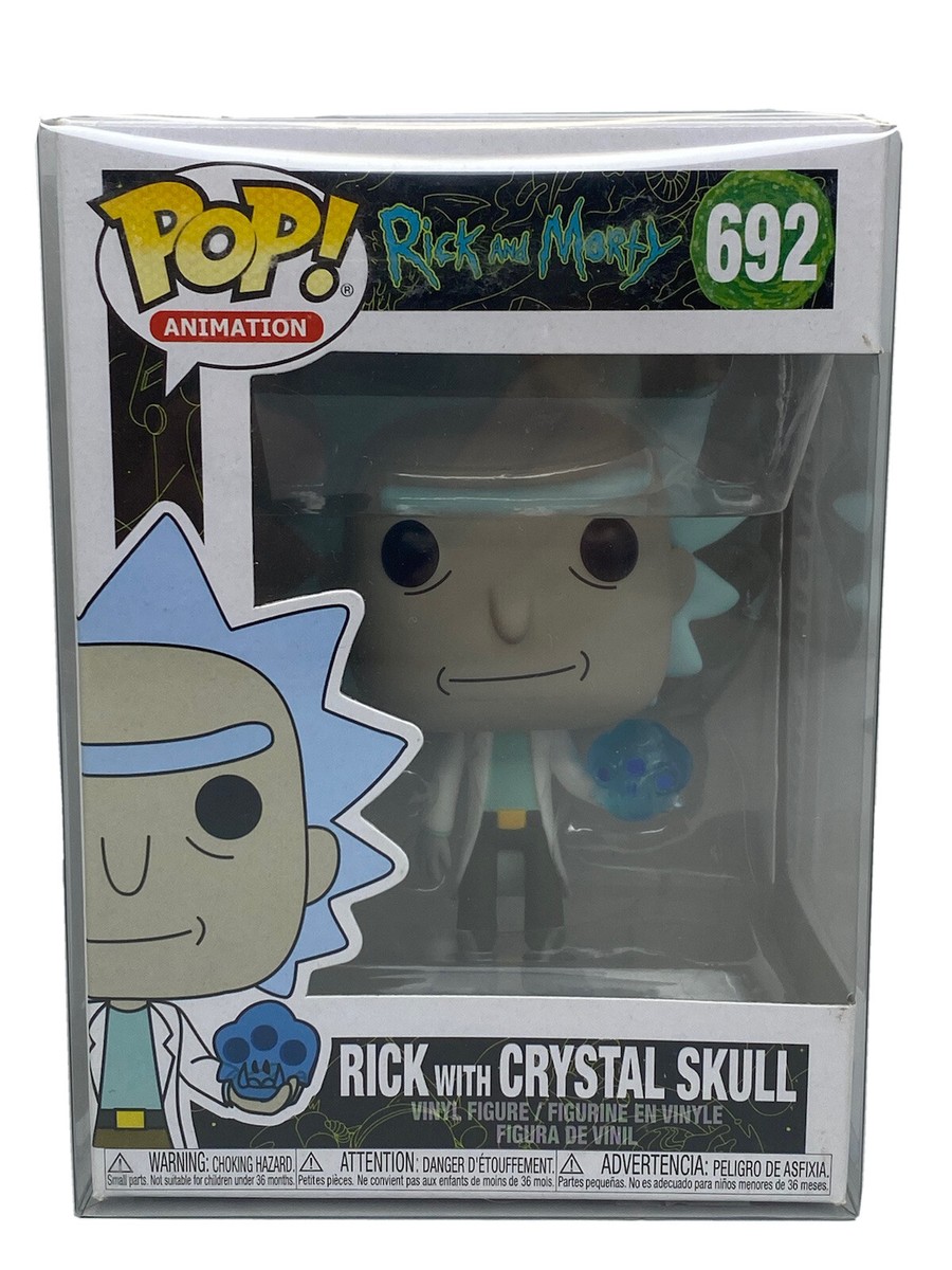 FUNKO POP 692 RICK AND MORTY RICK WITH CRYSTAL SKULL | eBay