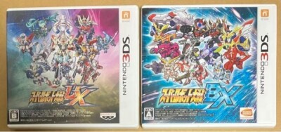 Super Robot Wars BX & UX set 2Games set Nintendo 3DS Japanese ver