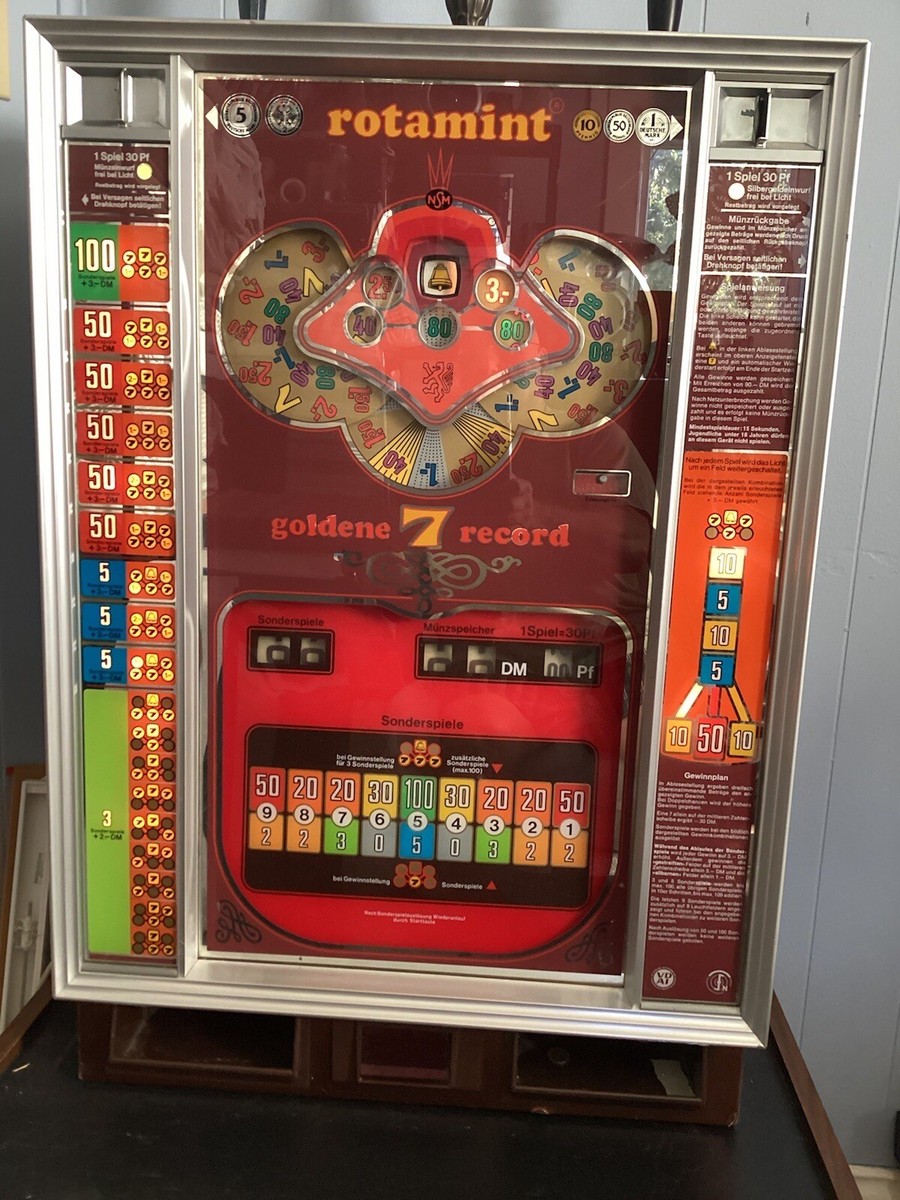 Vintage German Rota Mint Slot Machine | eBay