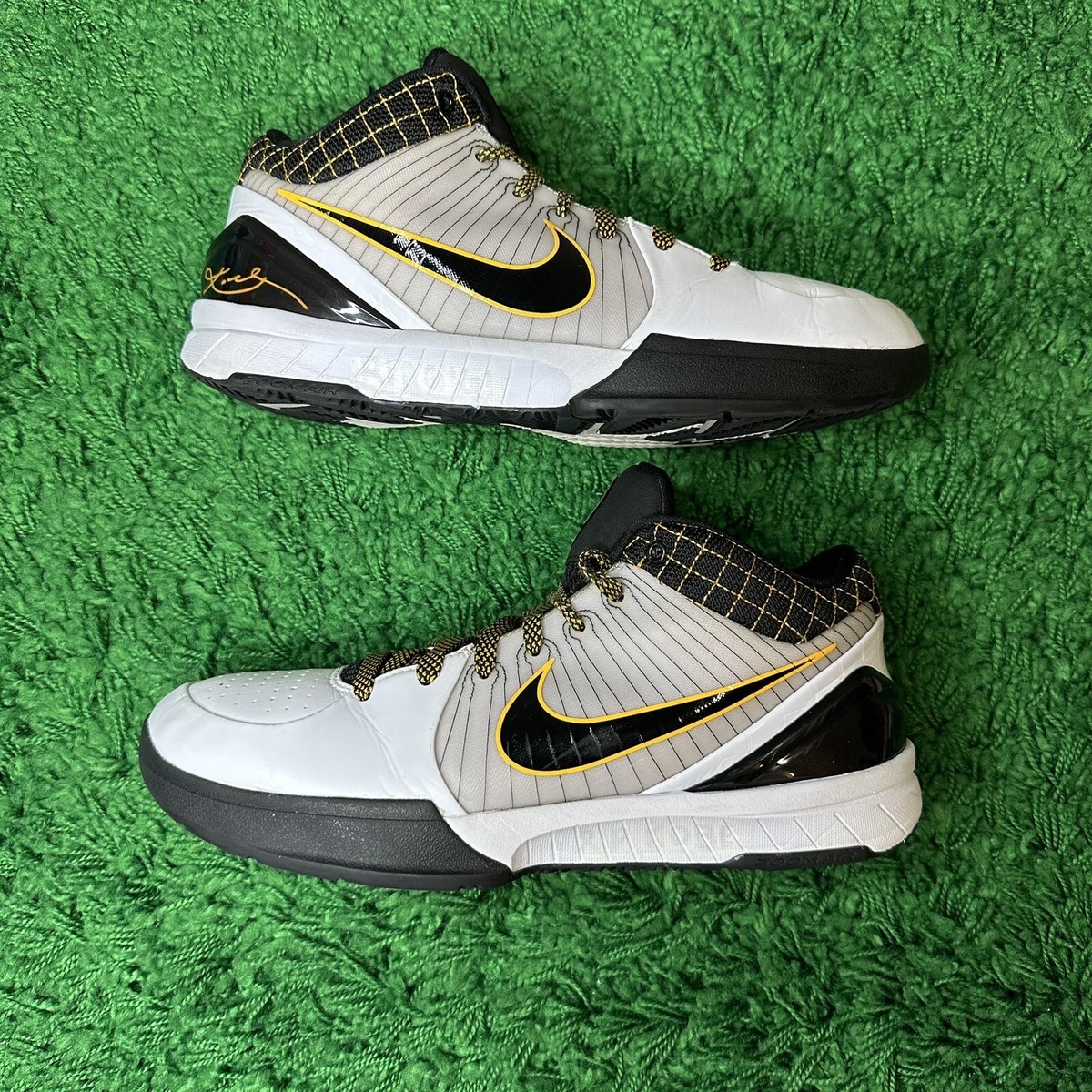 Nike Kobe 4 Protro Del Sol White Black Yellow POP Lakers AV6339