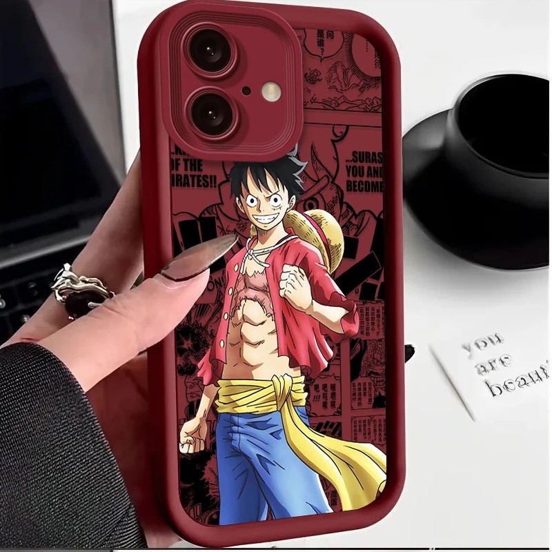 Anime Luffy Comic Phone Case For iPhone 17 16E 16 15 14 13 12 11