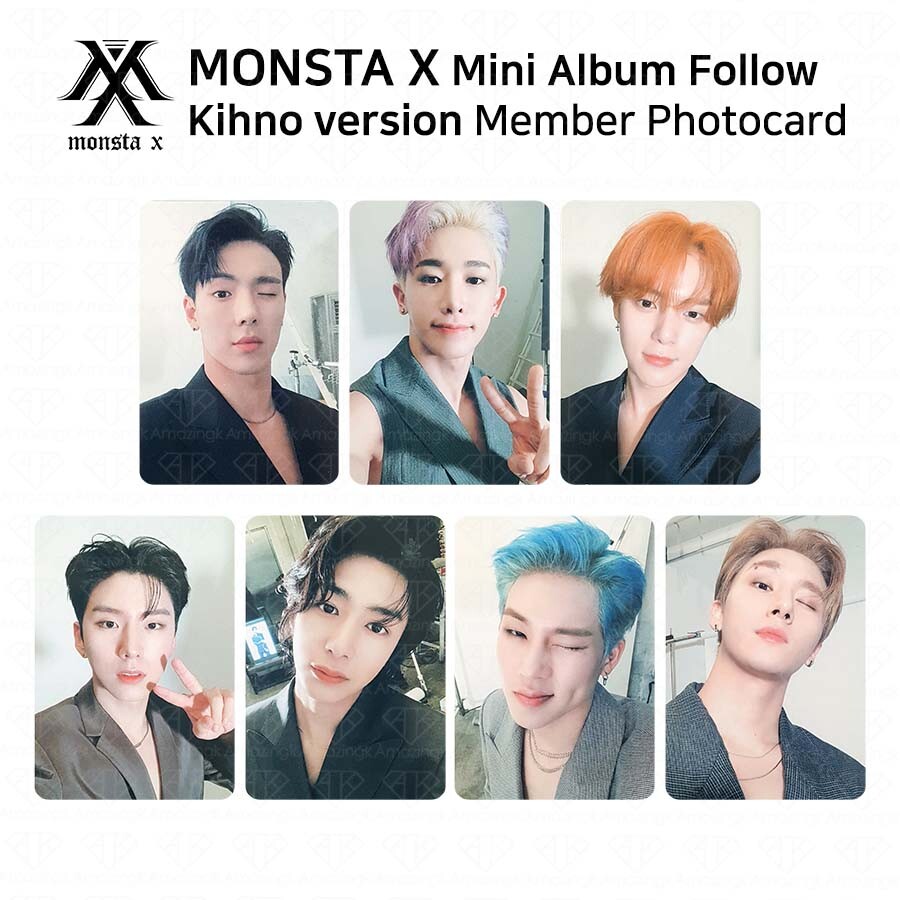 MONSTA X 7th mini album FOLLOW FIND YOU Kit Official Member
