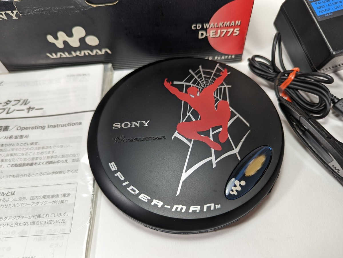 Spiderman D-EJ775 CD player Walkman Discman | eBay