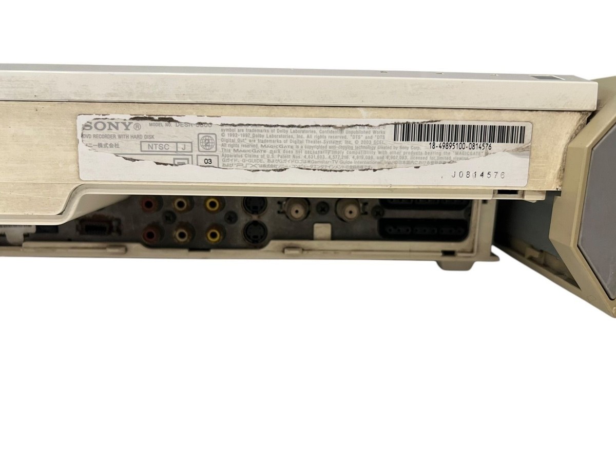 Sony PSX DESR 5000 Console Video Game Recorder Junk Condition PS2