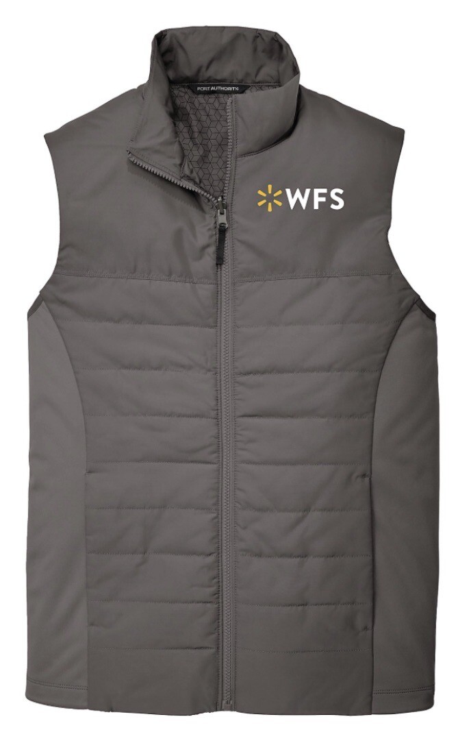 Walmart Official Employee Grey WFS Men's Insulated Puffer