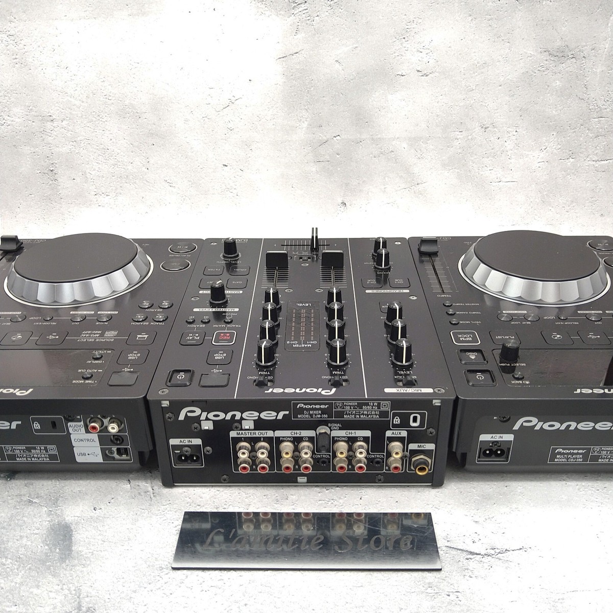 Pioneer CDJ-350 DJM-350 DJ Turntable Player Mixer CDJ350 DJM350 JP