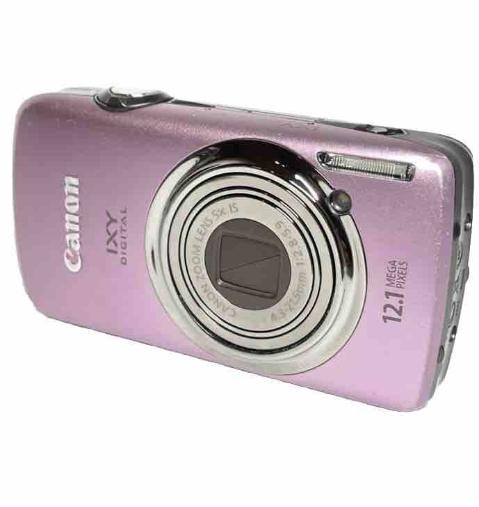 Canon IXY DIGITAL 930 IS Purple Pink W/Battery, Charger Made In