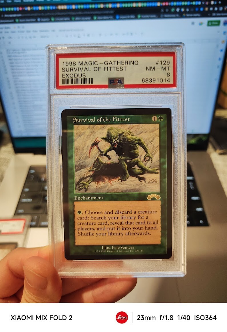 MTG Survival of the Fittest Exodus PSA 8 NM Mint Rare | eBay