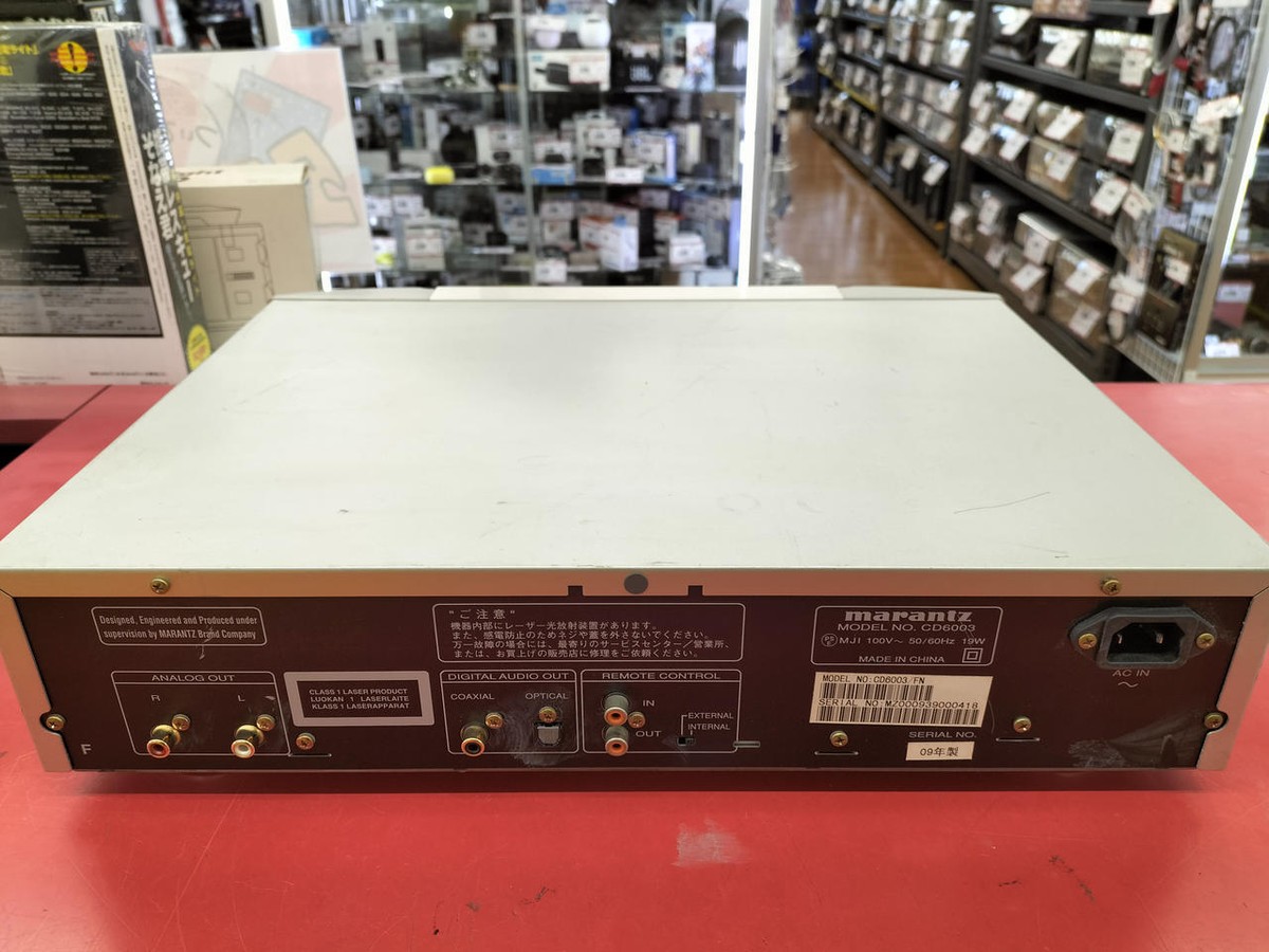 Used) Marantz CD6003 High-Quality CD Player manufactured in 2009