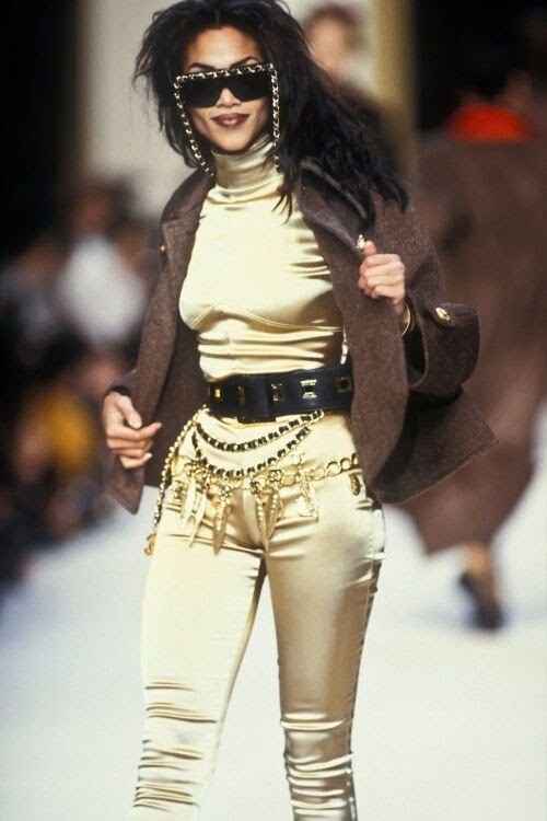 RARE! Vintage Chanel Chain Sunglasses 0027 90 F/W 1992 | eBay