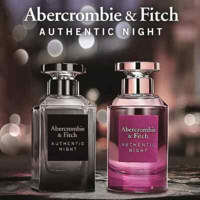 Abercrombie & Fitch Authentic Night Women 3.4 oz / 100 ml Eau de