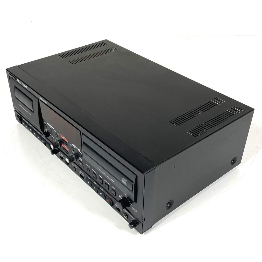Tascam CC-222 MKII Analog CD Recorder / Cassette Deck Black Good