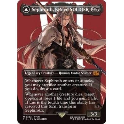 Sephiroth, Fabled Soldier (borderless) (382) M/NM Magic MTG Final