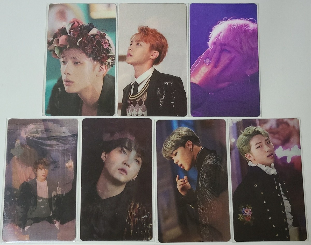 BTS Wings Concept Book Lenticular Photo Card (7 All Members) | eBay