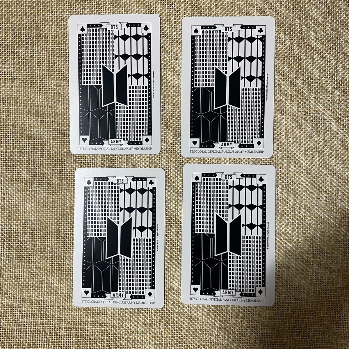 BTS JUNGKOOK [Global FC ARMY Membership Kit 9th Trump] Photocard