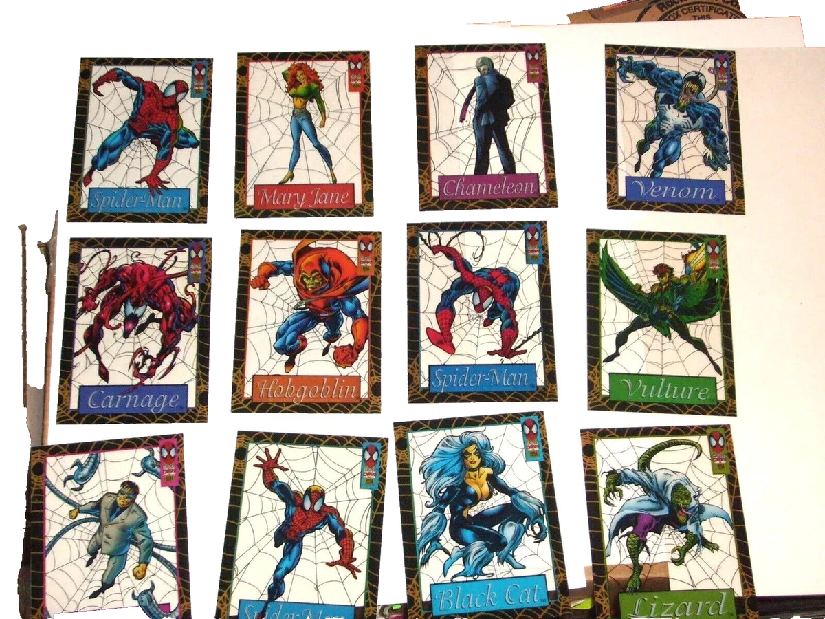 1994 MARVEL FLEER AMAZING SPIDERMAN 12 SUSPENDED ANIMATION INSERT