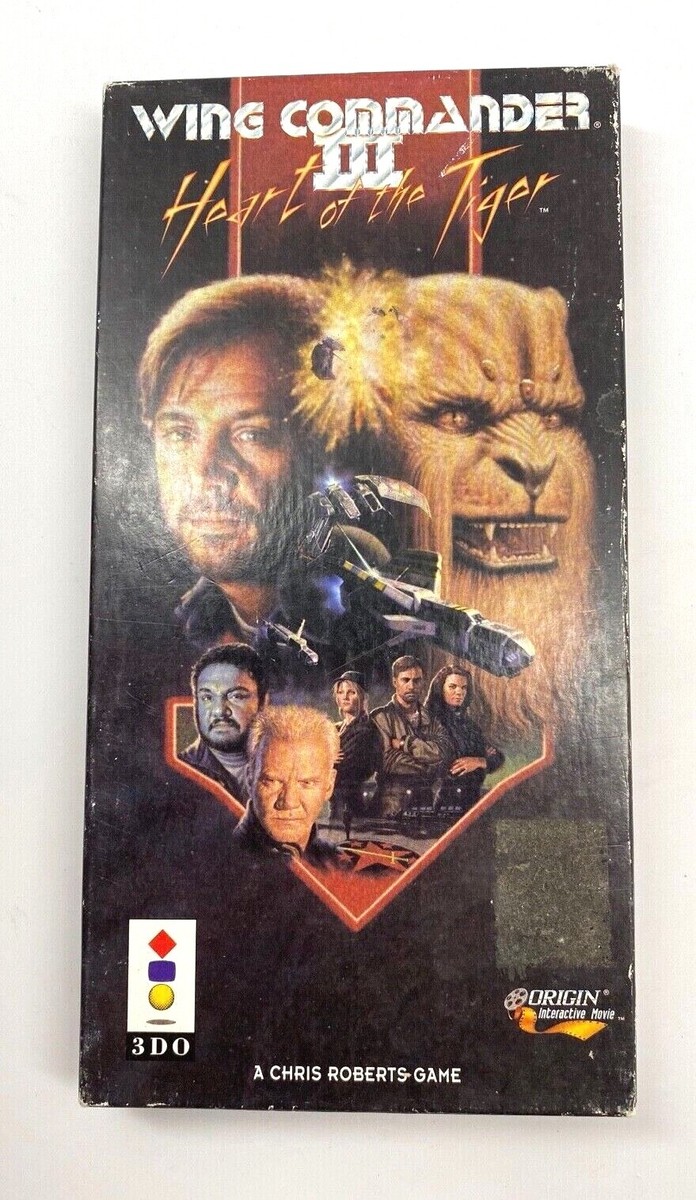 WING COMMANDER III Heart Of Tiger Panasonic 3DO Long Box | eBay