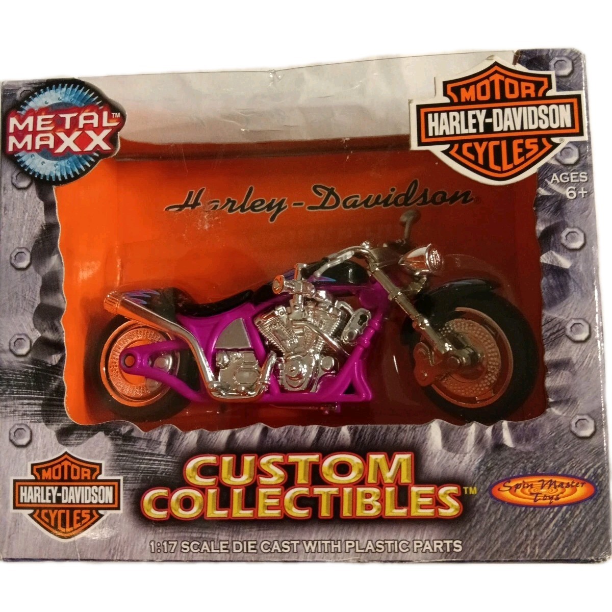 Metal Maxx Harley Davidson FxstdFsxtdi Softail Deuce 1:17 Diecast