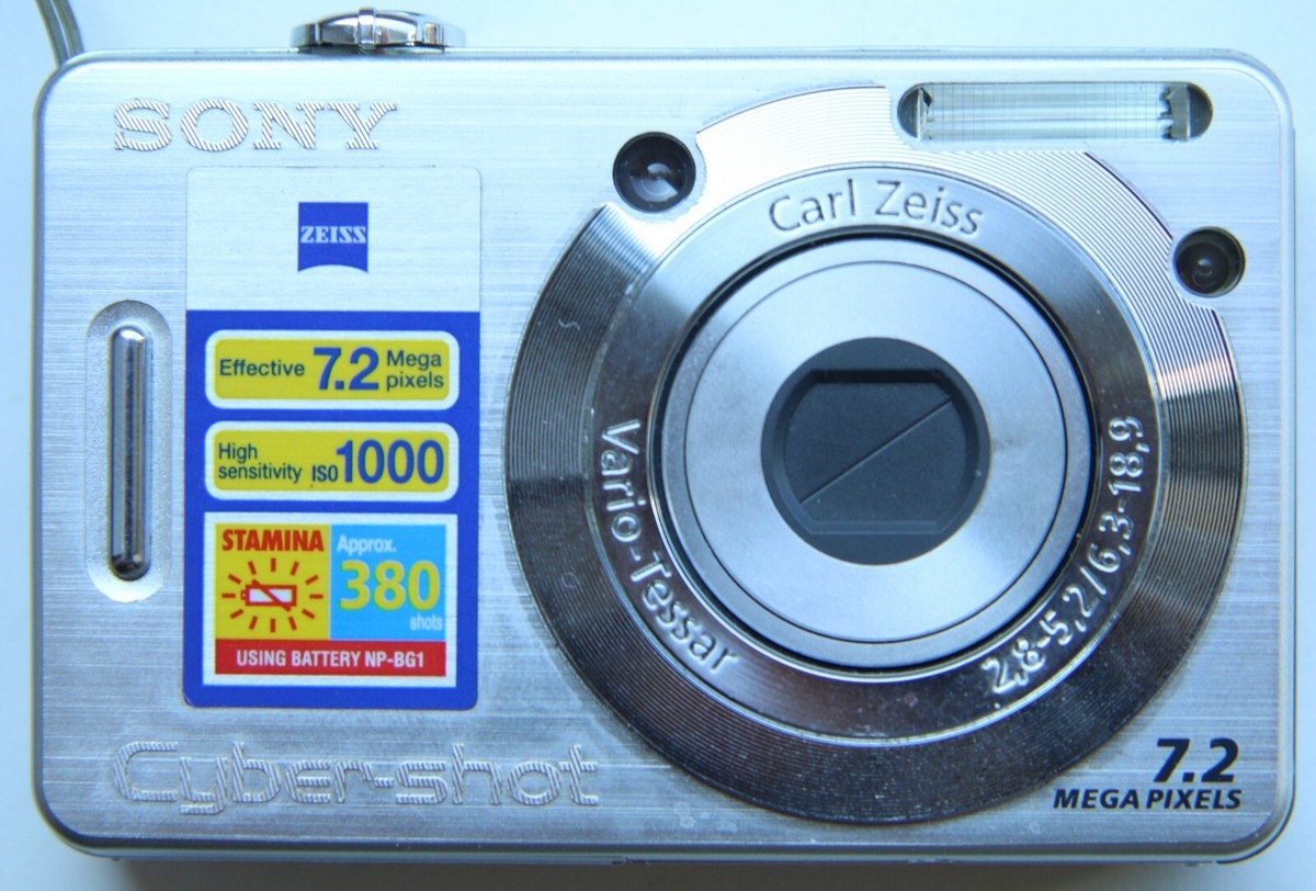 Sony Cyber-Shot DSC-W55 7.2 MP Compact Digital Camera 27242705135