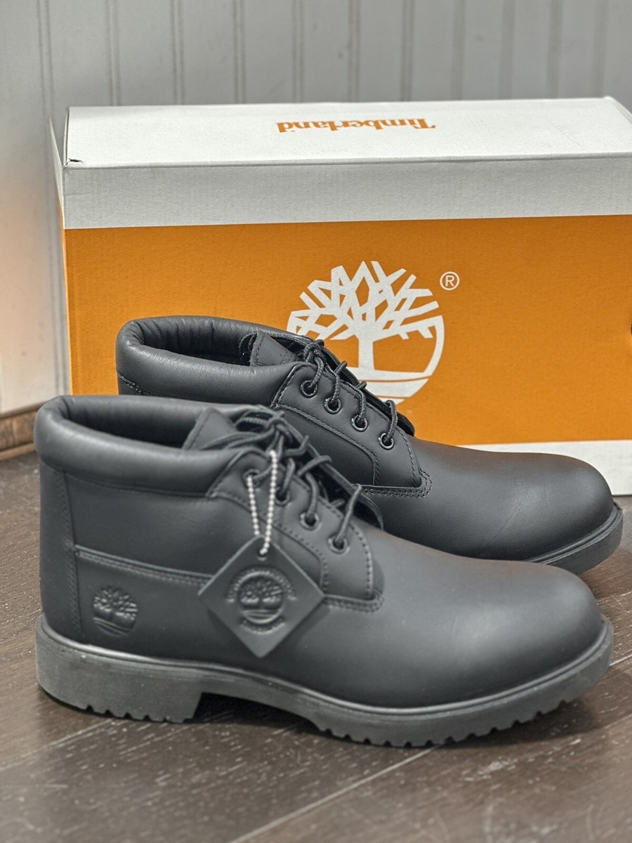 Timberland New man Chukka BLACK Leather Boots MEN'S TB050059