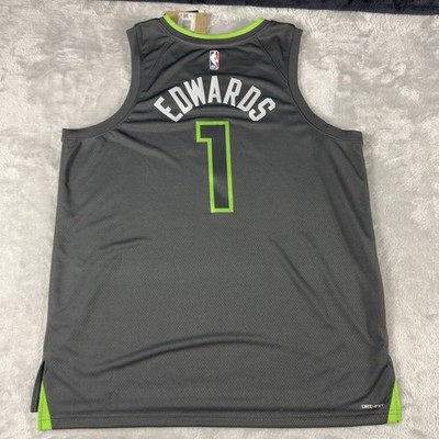 NEW Nike Minnesota Timberwolves Anthony Edwards #1 Statement