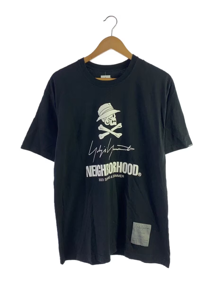 NEIGHBORHOOD × YOHJI YAMAMOTO Cotton T-Shirt Size M Cotton Front