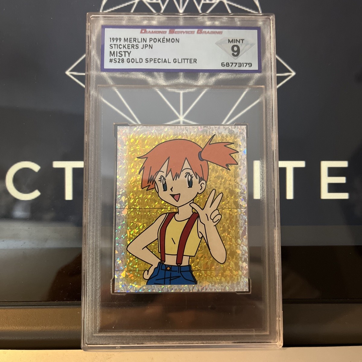 Misty Gold Prism 1999 Merlin Pokemon Sticker #S28 - Mint 9 | eBay